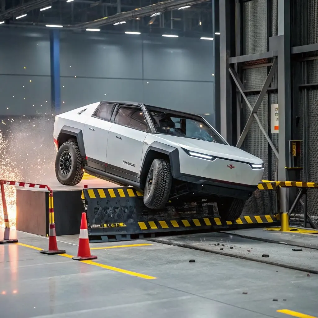 Tesla Cybertruck Crash Test